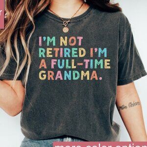 Retirement Gifts For Women, Retirement Gift, Granma Black T-shirt